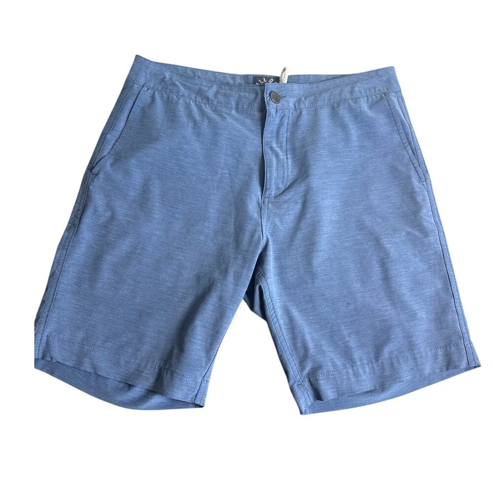 Faherty All Day Shorts in Blue Size 32 Golf Flat Front